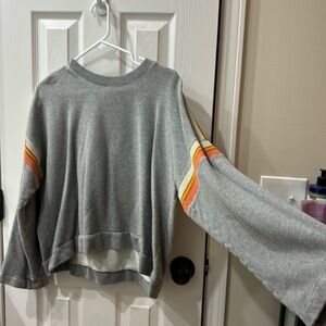 Madewell Gray wide sleeves vintage sweater shirt